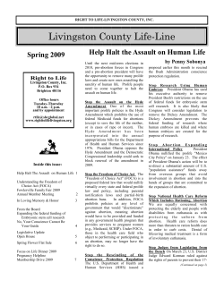 Spring - Right to Life Livingston County
