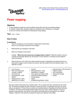 Power mapping