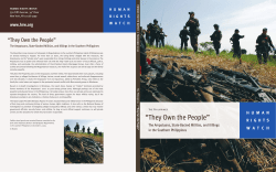 They Own the People - Human Rights Watch