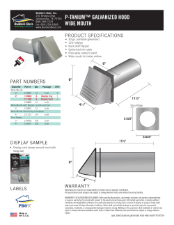 P-TANIUM&trade; GALVANIZED HOOD WIDE MOUTH