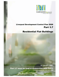 Part 3.7 Residential Flat Buildings