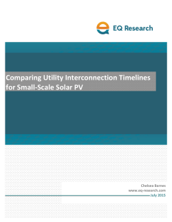 Comparing Utility Interconnection Timelines for Small