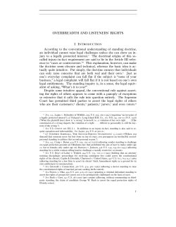 overbreadth and listeners` rights