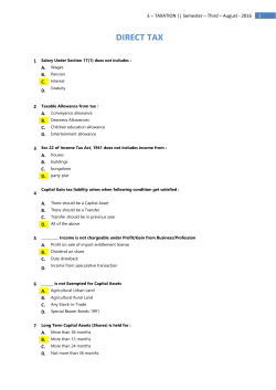 E - Tax Material Sem III