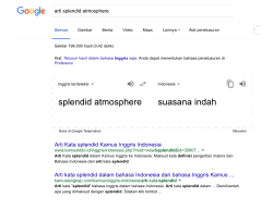 arti splendid atmosphere - Penelusuran Google