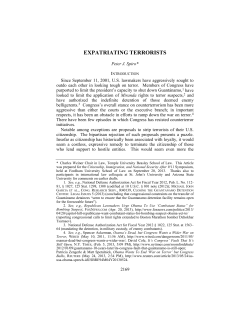 expatriating terrorists