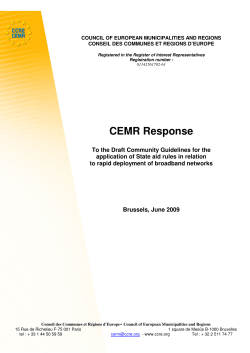Open - Council of European Municipalities and Regions