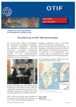 Press release - Intergovernmental Organisation for International