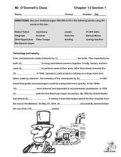 Chapter 13 Sec 1 - Mr. O`Donnell`s Class Room