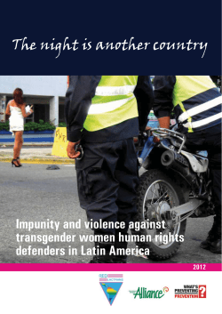The night is another country - International HIV/AIDS Alliance.