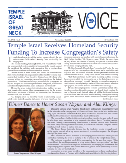 Nov 20 - Temple Israel of Great Neck
