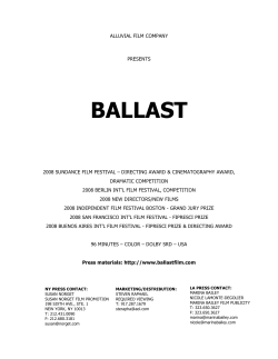 ballast - Northwest Film Forum