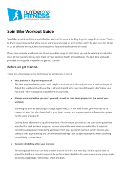 Spin Bike Workout Guide