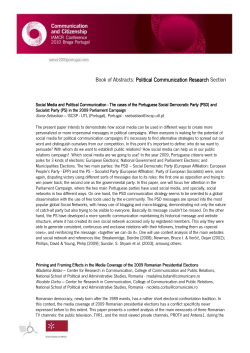 Political Communication Research Section