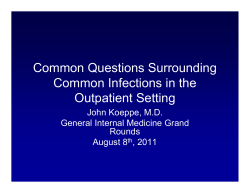 Common Questions Surrounding Common Infections in the