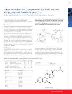 A Fast and Robust HPLC Separation of Bile Acids - Sigma