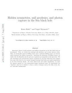 Hidden symmetries, null geodesics, and photon