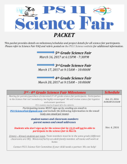 Science Fair Packet
