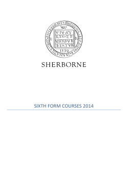 sixth form courses 2014