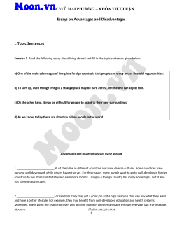 Moon.vnC&ocirc;VŨ MAI PHƯƠNG &ndash; KH&Oacute;A VIẾT LUẬN Essays on