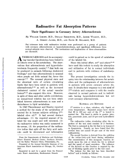 Radioactive Fat Absorption Patterns