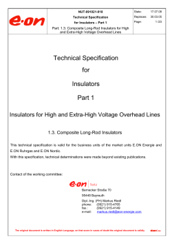 ENE HV composite longrod insulator