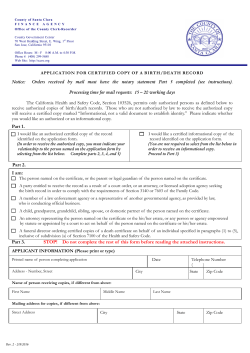 Part 1. Part 2. Part 3. STOP! Do not complete the rest of this form