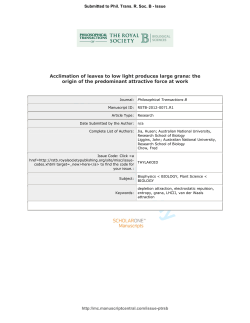 For Review Only - ANU Repository