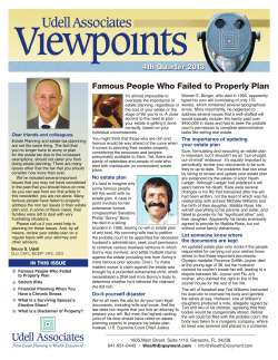 Famous People Who Failed to Properly Plan