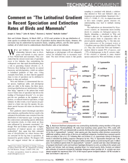comment and response - UBC Zoology