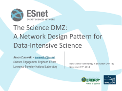 The Science DMZ: A Network Design Pattern for Data
