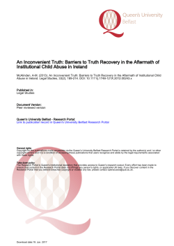 An Inconvenient Truth: Barriers to Truth Recovery in the