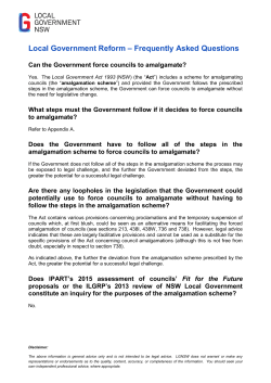 FAQs  - Local Government NSW