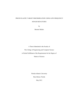 Proud elastic target discrimination using low