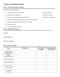 Intro to Energy - Issaquah Connect