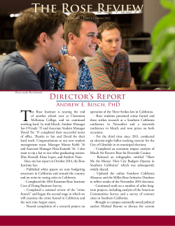 The Rose Review - The Rose Institute of State and Local Government