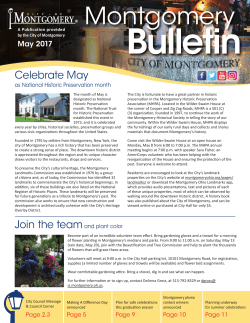 May 2017 - City of Montgomery, Ohio