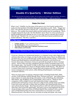 Keith Quarterly 1.12 Winter Edition Template