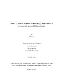 MicroRNA-mediated silencing of natural UTRs in