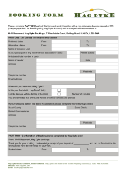 booking form