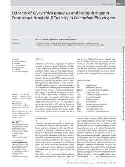 Extracts of Glycyrrhiza uralensis and Isoliquiritigenin Counteract