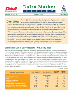 August 2016 - National Milk Producers Federation