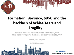 Formation NASPA Version