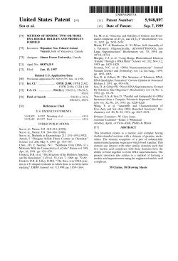 Method of binding two or more DNA double helices and products