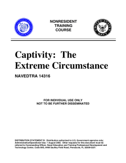 US Navy course Captivity The Extreme