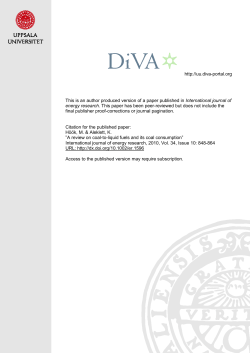 A review on coal to liquid fuels and its coal consumption