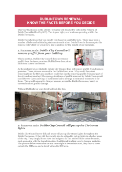 DUBLINTOWN RENEWAL: KNOW THE FACTS BEFORE YOU