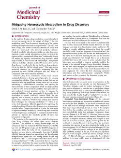 Mitigating Heterocycle Metabolism in Drug Discovery
