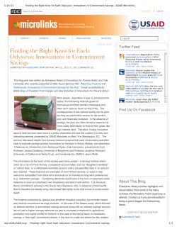 Finding the Right Knot for Each Odysseus: Innovations in