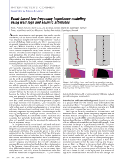 Event-based low-frequency impedance modeling using well logs